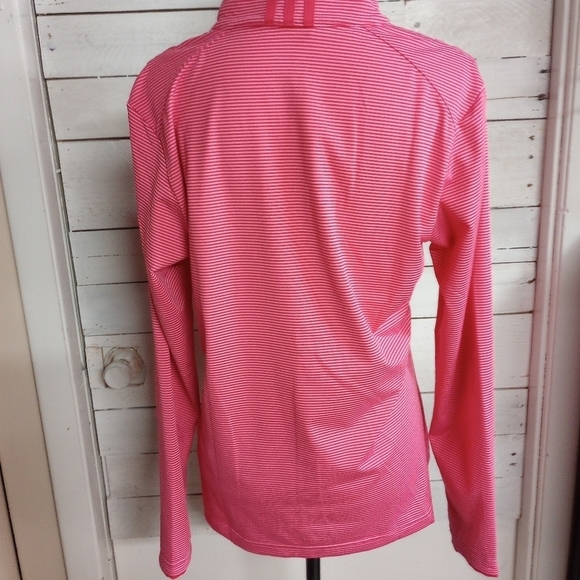 Adidas Climalite Full Zip Jacket with Zipper Pockets, Large Gym Workout - Picture 5 of 11